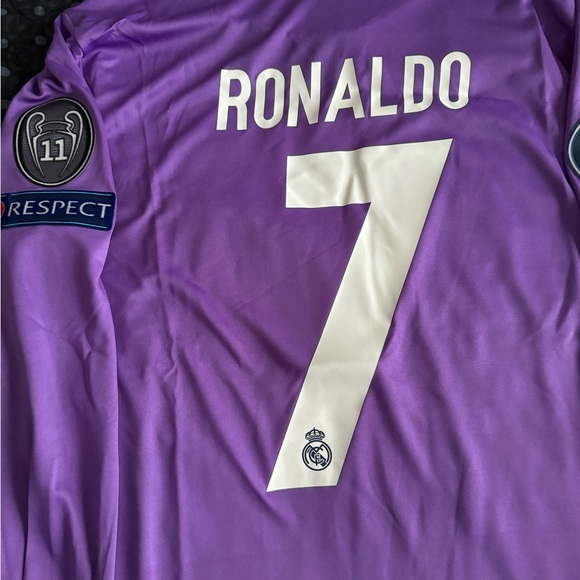 Real madrid cristiano ronaldo brand new adidas soccer jersey cr7 final long - Picture 2 of 7